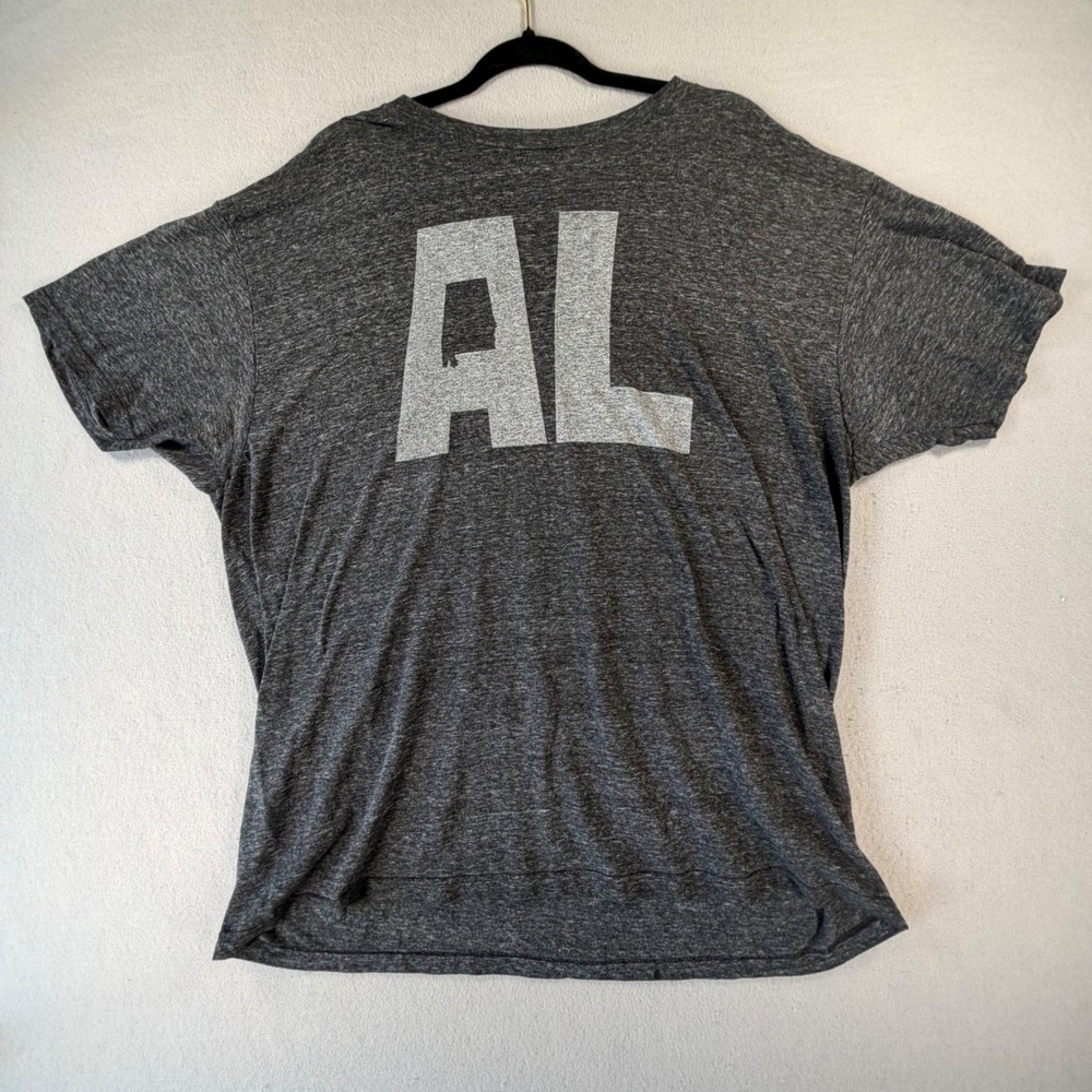 State Of Mine Women's 2XL Alabama AL Graphic T Shirt Gray Oversized Southern Tee